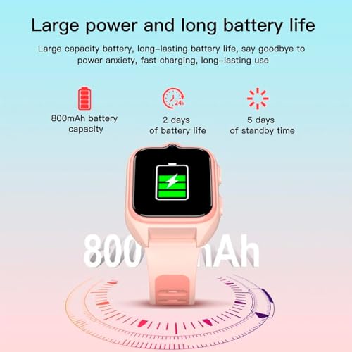 Blackview Z30 Montre connectée pour enfants avec lampe torche LED 1 75 pouce GPS + LBS + Wi Fi positionnement IA appels vidéo 4G - vue 9