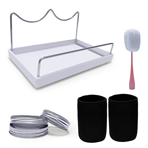 Sprouting Jar Kit - 3 x Stainless Steel Screen Sprouting