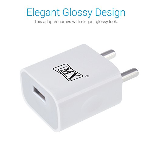 Image of MX USB Wall Charger Single Port - Fast Charging Adapter, Compact USB Charger for Phone, Tablet & Travel, Portable USB Wall Plug, Safe & Durable Design