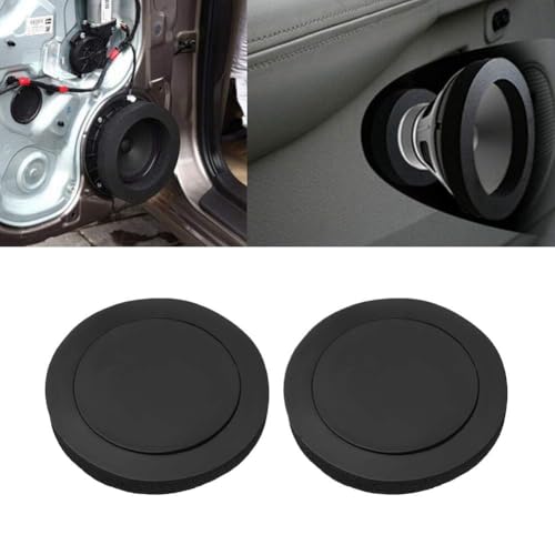 Anillos Rápidos Para Altavoz De Puerta De Coche, Kit De Sistema Potenciador De Altavoz De Espuma Universal 4 Uds Bloqueador De Bajos De Esponja De Alto Rebote para Altavoz De Puerta De Coche - imagen 9
