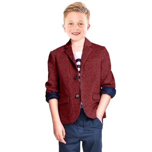 Boy Herringbone Suit Blazer Retro Tuxedo Formal Tweed Fashion Wedding Homecoming Kids Coat Jacket Cute
