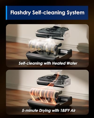 Image of Tineco Floor ONE Switch S6 Stretch Wet Dry Vacuum Cleaner, Multi-Function, 180 Lay-Flat, Anti-Tangle Design, Self-Cleaning, 65Min Runtime, Dual-Edge Cleaning, Whole-House Cleaning Floor Cleaner