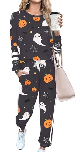 RUBZOOF Lounge Sets for Women 2 Piece Travel Sweatsuits Fall Outfits Loungewear Matching Clothing Set 2025 S-3XL