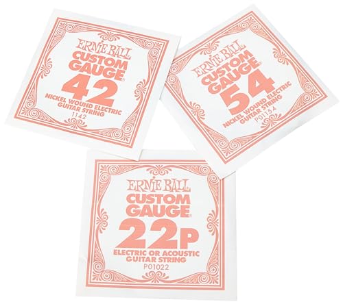 image for Ernie Ball Beefy Slinky Nickel Wound Electric Guitar Strings, 11-54 Ga