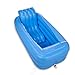 Produktbild NFLOBD Aufblasbare badewanne Erwachsene Badewanne PVC Warm Folding Badewanne Blase Badewanne Padded Cotton Bottom Badewanne 165 * 85 * 45cm tragbar (Color : Blue)