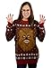 Star Wars Chewbacca Ugly Christmas Sweater Chewie - Jersey de punto multicolor...