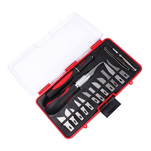 SEWOART 16piezas Pluma Buril Cinceles Herramientas De Carpintero Para Tallado Escultura Modelado Scrapbooking Duradero