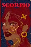 Zodiac Sign Scorpio Lined Paperback 200-Page Journal/Notebook, 6 x 9 in...
