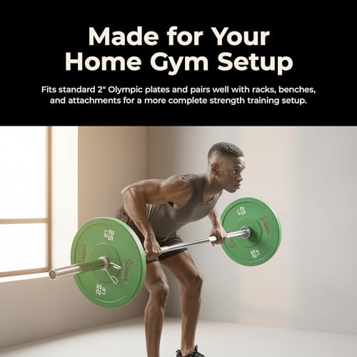 Sunny Health & Fitness 7ft Olympic Barbell 700 lb Capacity with 30mm Grip - image 6