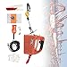 YIYIONCE 440Lbs 3 in 1 Electric Hoist Winch Portable 1500W 110V Electric Winch with w/Wire & Wireless Remote Control 62FT Lifting Height Pure Copper Motor Winch Crane for Lifting Objects | US Stock