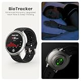 Amazfit Active 2 Smart Watch 44 mm, mapy GPS z kierunkiem, monitor aktywności, 10-dniowa bateria, monitor snu, 160 trybów sportowych, wodoodporny, do urządzeń z systemem Android i Apple iPhone, czarny