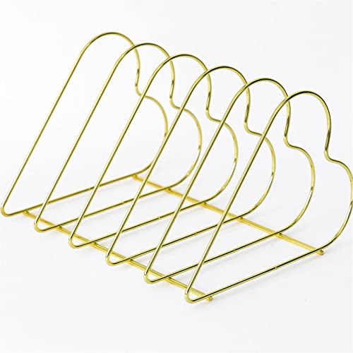 Scaffale in metallo – Moderno supporto da scrivania per ufficio, fermalibri portatile e portadocumenti da scrivania, elegante forniture per ufficio per una gestione efficiente dello spazio di lavoro