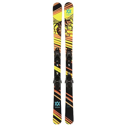 Volkl Kids' Revolt Jr Wasp Skis w/4.5 Vmotion Jr Black/Anthracite Bindings 2024 118