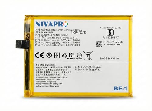 Image of Original B-E1 Battery for Vivo Y71 | 1724 | 1801i | Y71i | 1801 | Y73 Battery with Warranty 3360mAh