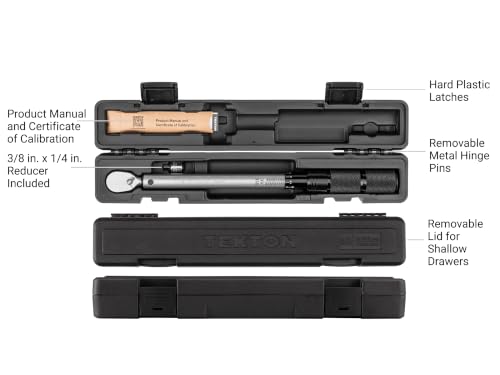 Image of TEKTON 3 /8 Inch Drive Micrometer Torque Wrench | TRQ51402