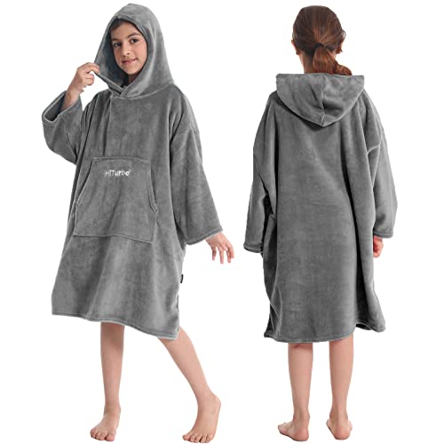 Poncho de bain à capuche pour enfant pour la plage et le surf en extérieur