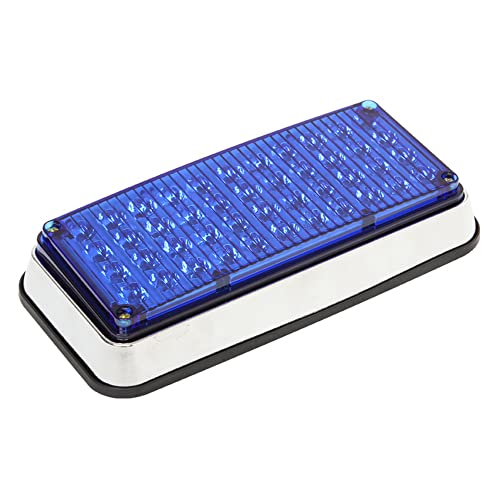 BATLAM LED Emergency Strobe Light Ambulance Police Flashing Light Red Blue Signal Lamp 12V 24V for Car,Blue