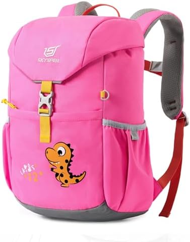 SKYSPER Kinderrucksack 12L, Wanderrucksack Kinder 5-8 Jahre Mädchen Jungen | Kinder Rucksack Outdoor Wandern Waldkindergarten
