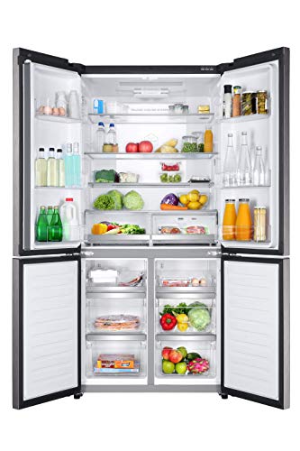 Haier-Cube-HTF-610DSN7-Frigorifico-4-puertas-ABT-Antibacterias-Zona-flexible-Motor-Inverter-Total-No-Frost-628L-Negro-Clase-F Haier-Cube-HTF-610DSN7-Frigorifico-4-puertas-ABT-Antibacterias-Zona-flexible-Motor-Inverter-Total-No-Frost-628L-Negro-Clase-F