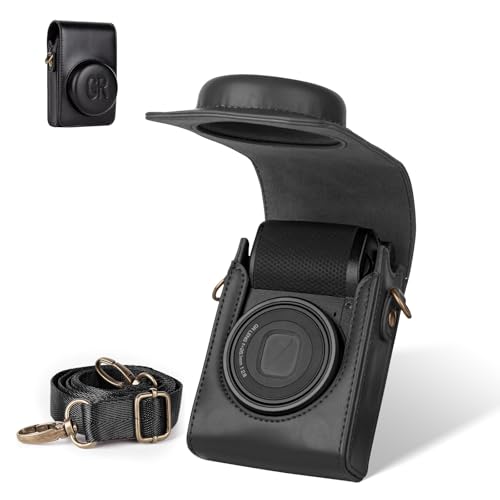 Funda de PU para cámara Ricoh GR IV con correa ajustable miniatura 1