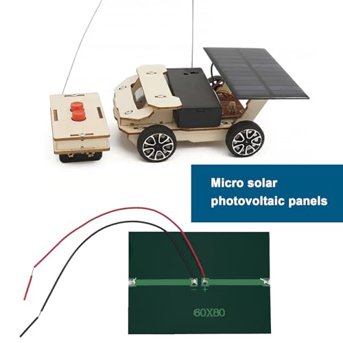 OTOTEC Mikro-Solar-Photovoltaik-Paneele, 60 x 80 mm, 1,5 V, 0,65 W, Miniatur-Solarzellen, Photovoltaik-Zellen, Solar-Leuchtspielzeug für Solarenergie, Heimwerker, wissenschaftliche Projekte zu Hause,