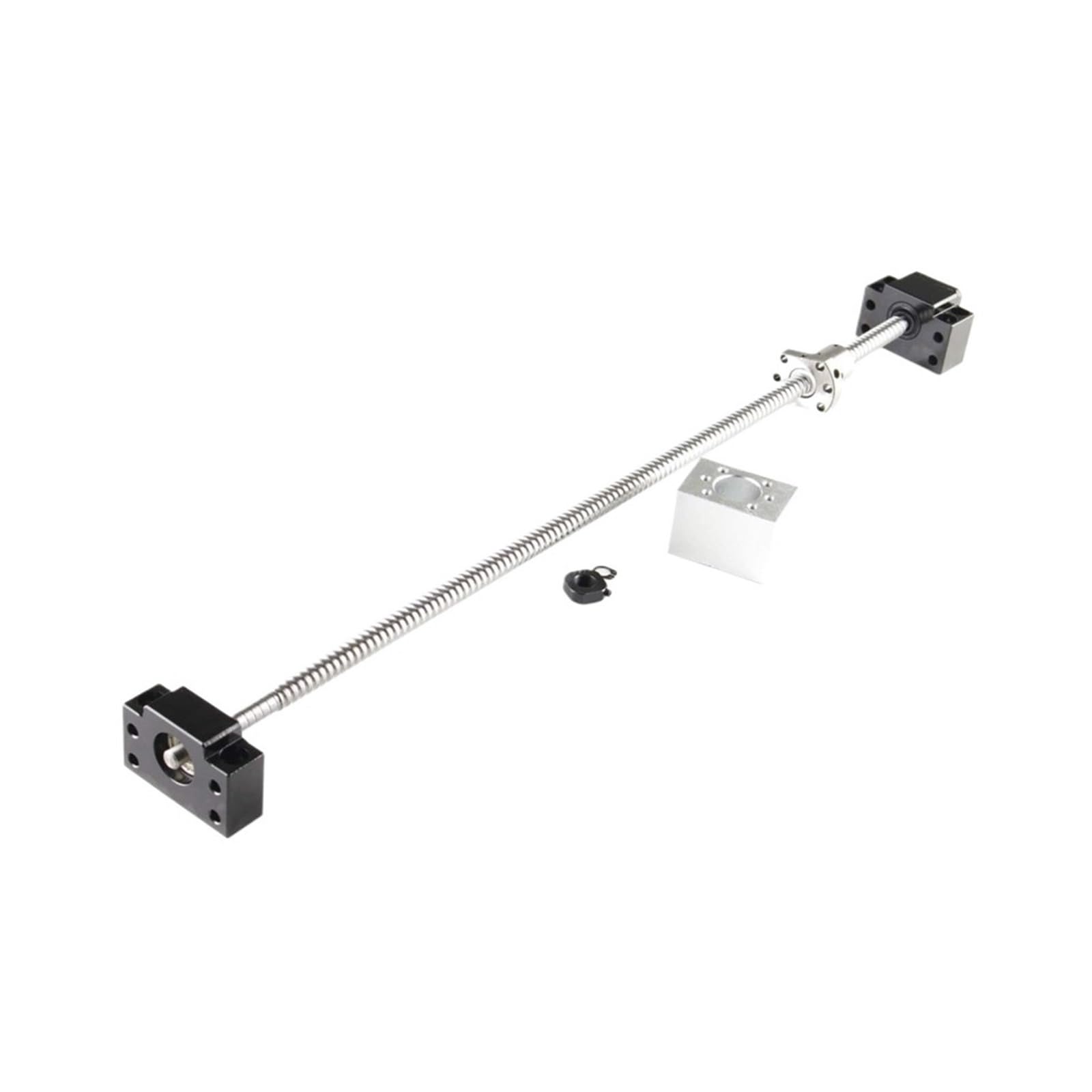 Vis à billes anti-retour SFU1204 Set RM1204 Vis à billes roulées C7 avec extrémité usinée + écrou à billes 1204 + boîtier d'écrou + extrémité BK/BF10 + coupleur(350mm)