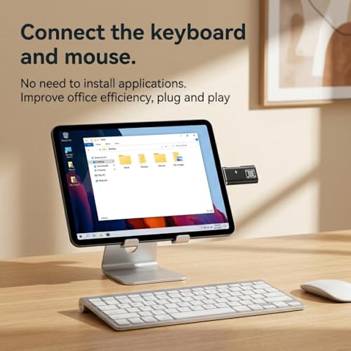 Image of Verilux 2-in-1 Type C to C Connector, Type C Male to USB 3.0 Female Aluminum Alloy Converter with USB 3.0 Sync & C Charging Adapter, Mini OTG Adapter for Laptop, Smartphone, Tablet, Flash Drive