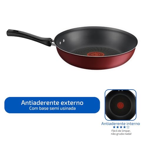 Frigideira Wok Multifuncional 24cm Rochedo Limpa Facil Limited