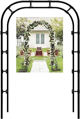 Arche de jardin métallique anti-affaissement pour rosiers et décors de fête