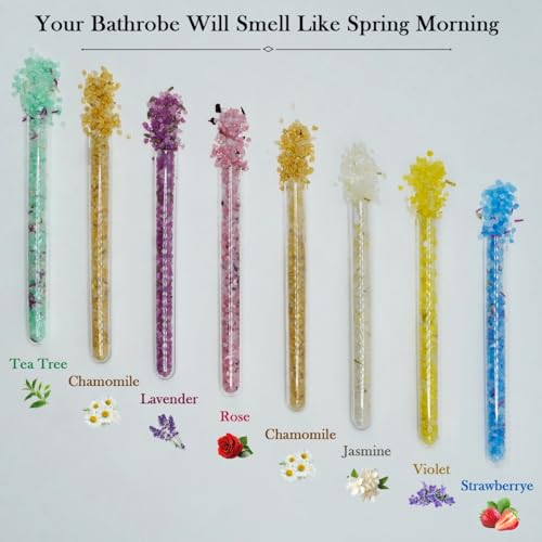 Relax Bath Salts- 8 Pack Epsom Salts for Soaking, Aromatherapy Bath Spa Set, Skin Softening, Muscle & Stress Relief, Exfoliating Dead Sea Salt, 1oz Each - Image 4