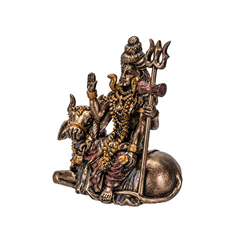Pacific Giftware Hindu God Lord Shiva Miniature Statue Resin Figurine