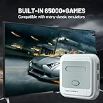 Kinhank Super Console X with 65,000+ Classic Games Retro Video Game Consoles,Emulator Console for HD/AV Output,Compatible with 60+ Emulators, 2 Wireless Controllers,Gift for Holiday - Image 2