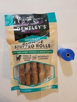 dentley's dog chews stuffed bone reviews
