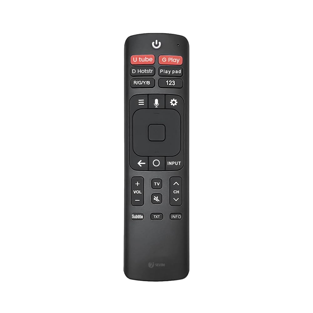 7SEVEN® Compatible of Vu Tv Remote Original Model ERF3L69V Suitable for Smart Android 4K FHD UHD QLED Vu Television Remote Control Replicate if Existing Remotes Match Exacly - Pairing Must (B0CXLWM53W) Amazon Price History, Amazon Price Tracker