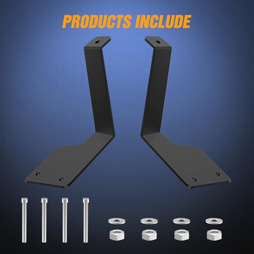 Nilight Light Bar Mounting Brackets for 42 Inch LED Straight Curved Lights UTV Roof Upper Windshield Compatible with Can-am Maverick X3 MAX DS RS MR Turbo R 2017 2018 2019 2020 2021 2022 2023 2024 by Nilight - Image 8