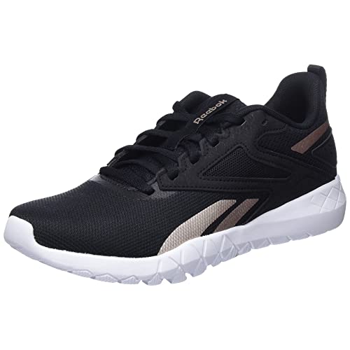 Reebok Flexagon Energy 4, Zapatillas Mujer, Core Black/FTWR White/Rose Gold, 38 EU