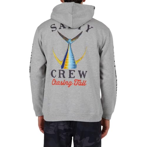 Salty Crew Tailed Hood Fleece Grey Heather MD2