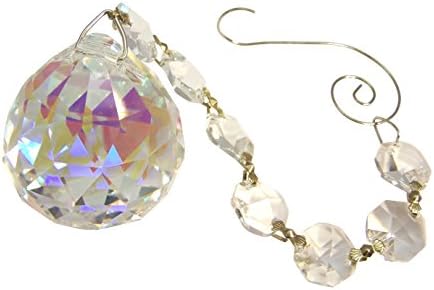 GypsyBeat Extra Large Crystal Dream 40mm 1.57" Aurora Borealis (AB) Crystal Prism Ball suncatcher
