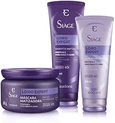 EUDORA KIT SIAGE LOIRO EXPERT 4D SHMP+COND+MASC MATIZADORA