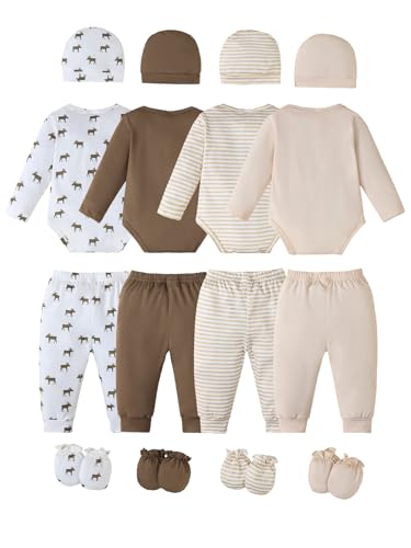 Newborn Baby Boys Clothes Outfits Funny Pattern Romper Pants Set Infant Unisex Baby Clothing 12Pcs2