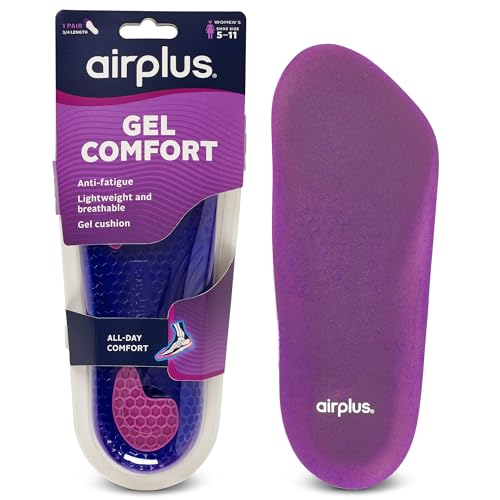 Airplus womens Women's shoe insoles, Pink, 5-11 US