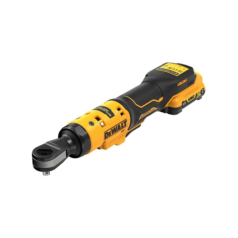 DEWALT Llave de Carraca sin escobillas XR 12V 1/4'' 54Nm con 1 batería Li-Ion 2Ah y bolsa de transporte