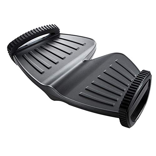 Repose-pieds réglable sous la table, rocker de pied réversible ergonomique noir maison