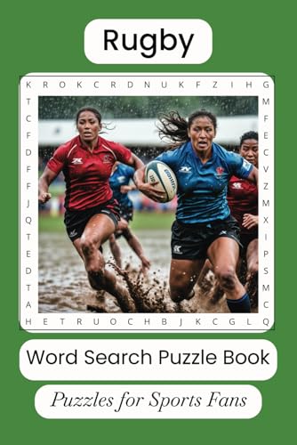 Rugby Word Search Puzzle Book: Rugby, World Rugby, Rugby Union and more, 6x9 inches, 112 pages, 50+ puzzles, Gift for Vacation, Holidays & Free Time