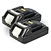 Produktbild EXTENSILO 2X Akku kompatibel mit Makita DCO180Z, DCM501, DCM501ZAR, DCM501Z, DCM500Z, DCL501Z, DCO180 Werkzeug (2500 mAh, Li-Ion, 18 V)