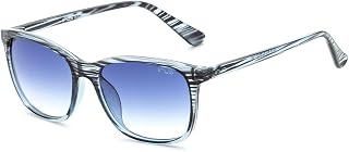 IRUS Uv Protected Sunglasses For Unisex | Size- Medium | Shape- Square | Model- Irs1215C4Sg, Blue Price In India
