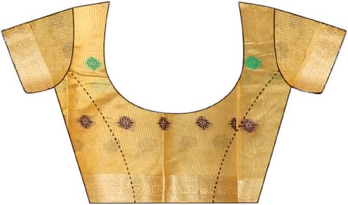 Image of Sarees for Women Wear Organaza Silk Banarasi Sari Kanjivaram Soft Pure Paithani Wedding Original Kanchipuram Pattu Sadi with Blouse Piece 2026 (Flowermeena)