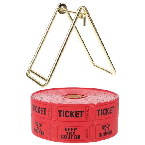 Billets de Tombola Rouge Pratiques Facile à Distribuer sans Perdre de Temps