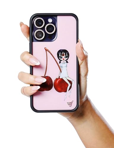 Image of Wildflower Cases - Compatible with iPhone 16 Pro Max| Protective Bumper, 6.5ft Drop Test Certified, Women Owned Small Business | Cherry Aesthetic Trendy Pink Girl | Collab - Cindy Kimberly