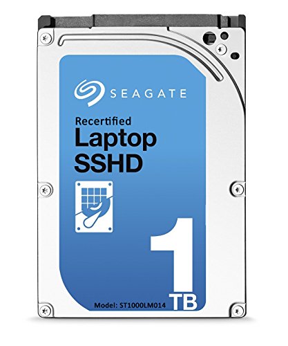 Seagate 1TB Gaming SSHD SATA 8GB NAND SATA 6Gb/s 2.5-Inch Internal Bare Drive (ST1000LM014) (Renewed)
